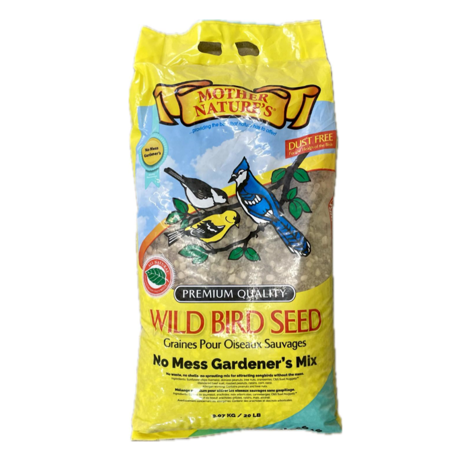 Wild Bird Seed No Mess Gardener's Mix Top Crop, Garden Farm & Pet