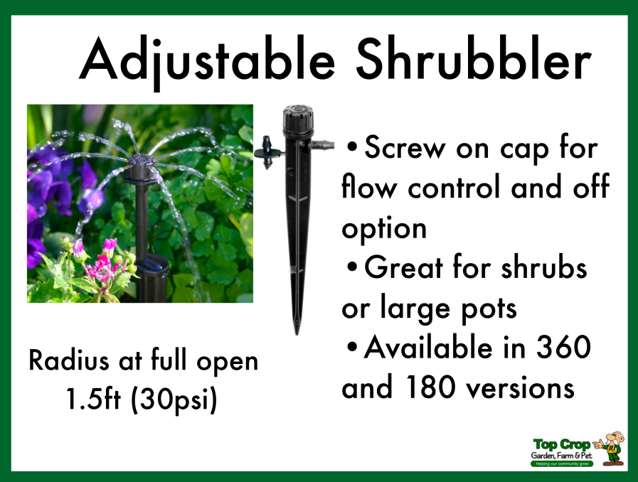 Adjustable Shrubbler