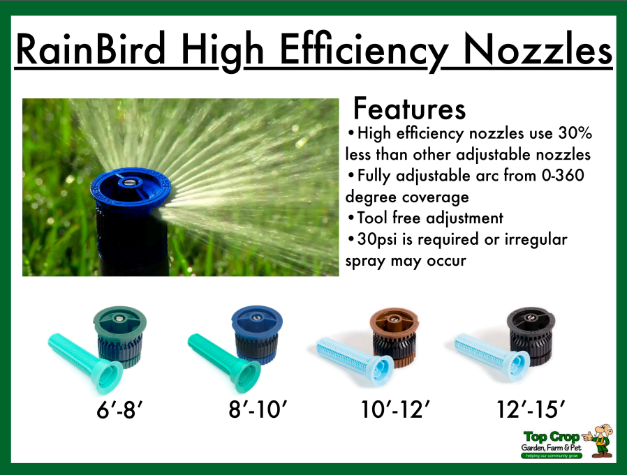 RainBird High Efficiency Nozzles